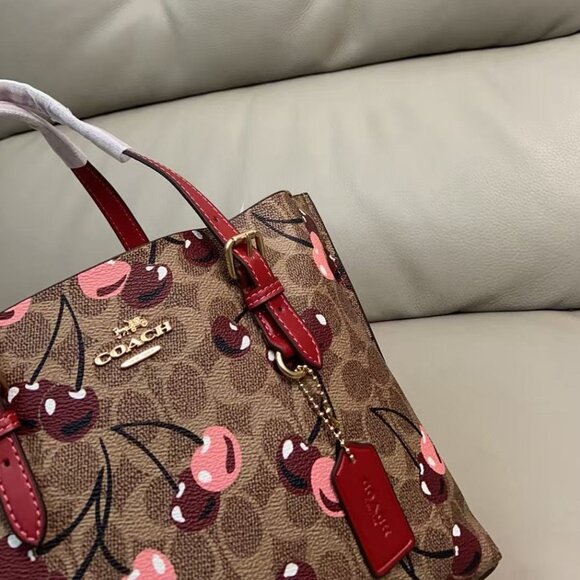 COACH Teri Cherry Bag, Size 25cm - Picture 5 of 7